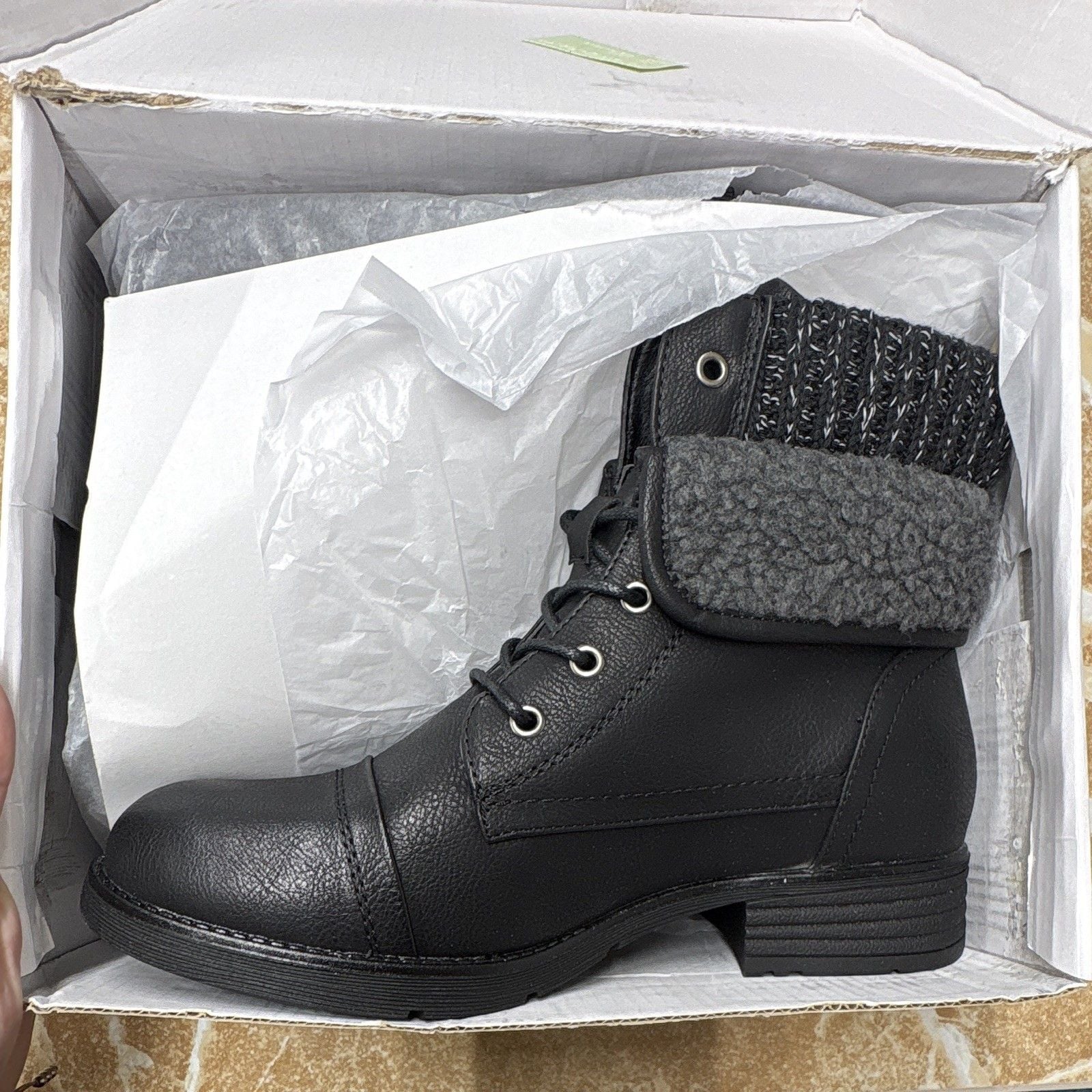 Women's Fall Ankle Boots Size 8 New Dashing Trending Black Boots Shoes Size 38 3