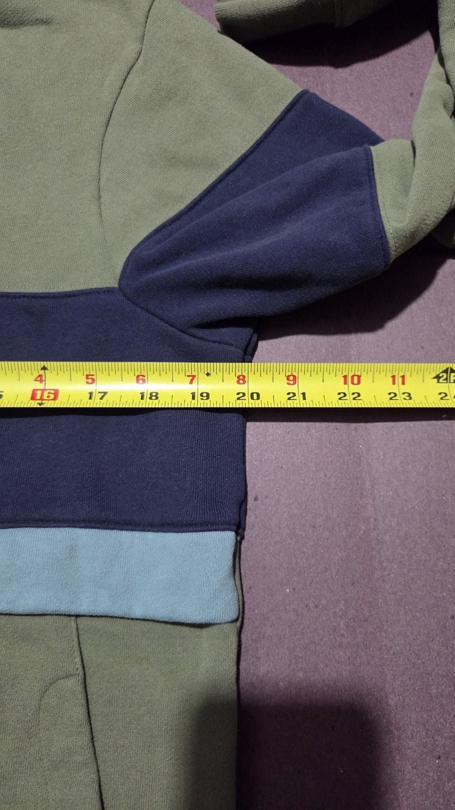 L.L.Bean Men’s S Colorblock Mock Neck 1/2 Button Snap Fleece Sweatshirt 7