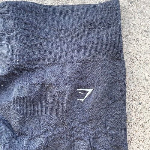 Gymshark Black High Waisted Textured Leggings 3