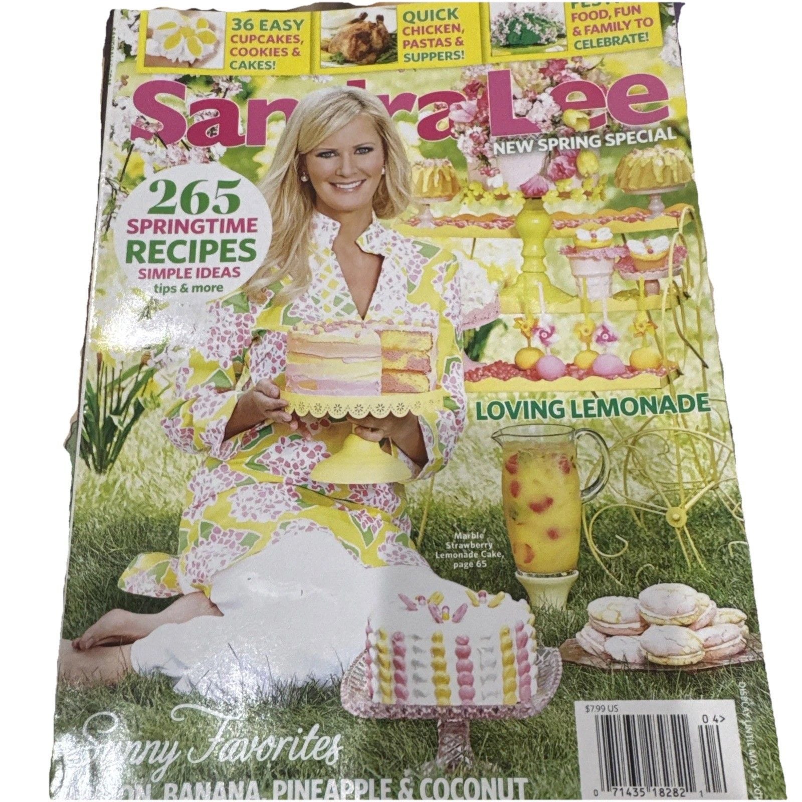 Sandra Lee Special Issue Spring Cooking Easter Recipe Book / Mag 1