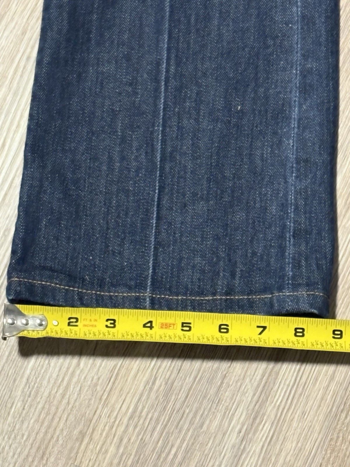 Vintage 7 For All Mankind Low Rise Bootcut Jeans Women’s Size 29 Blue Y2K Denim 14