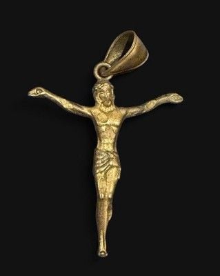 Vintage Solid 14K Gold Christ The Redeemer Style Jesus Pendant 9.5 Grams Estate 3