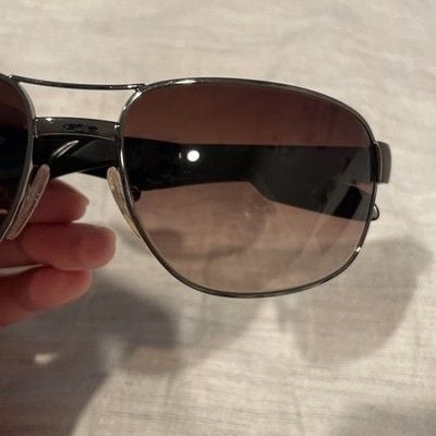 Prada Linea Rossa SPS 58N 5AV-6S1 Aviator Sunglasses Brown Gradient Lens w/ Case 8