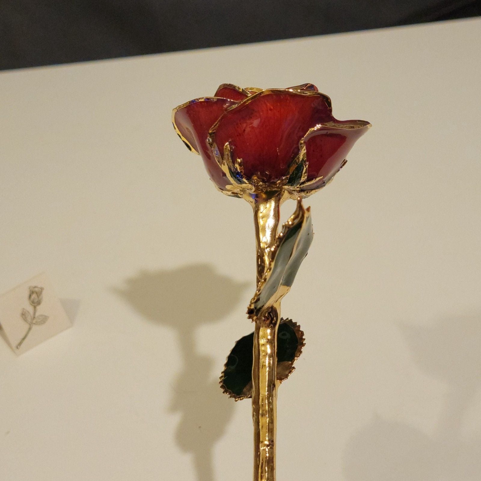 Giovanni 24k Gold Dipped Roses Real Rose Last Forever 11 Inches 7