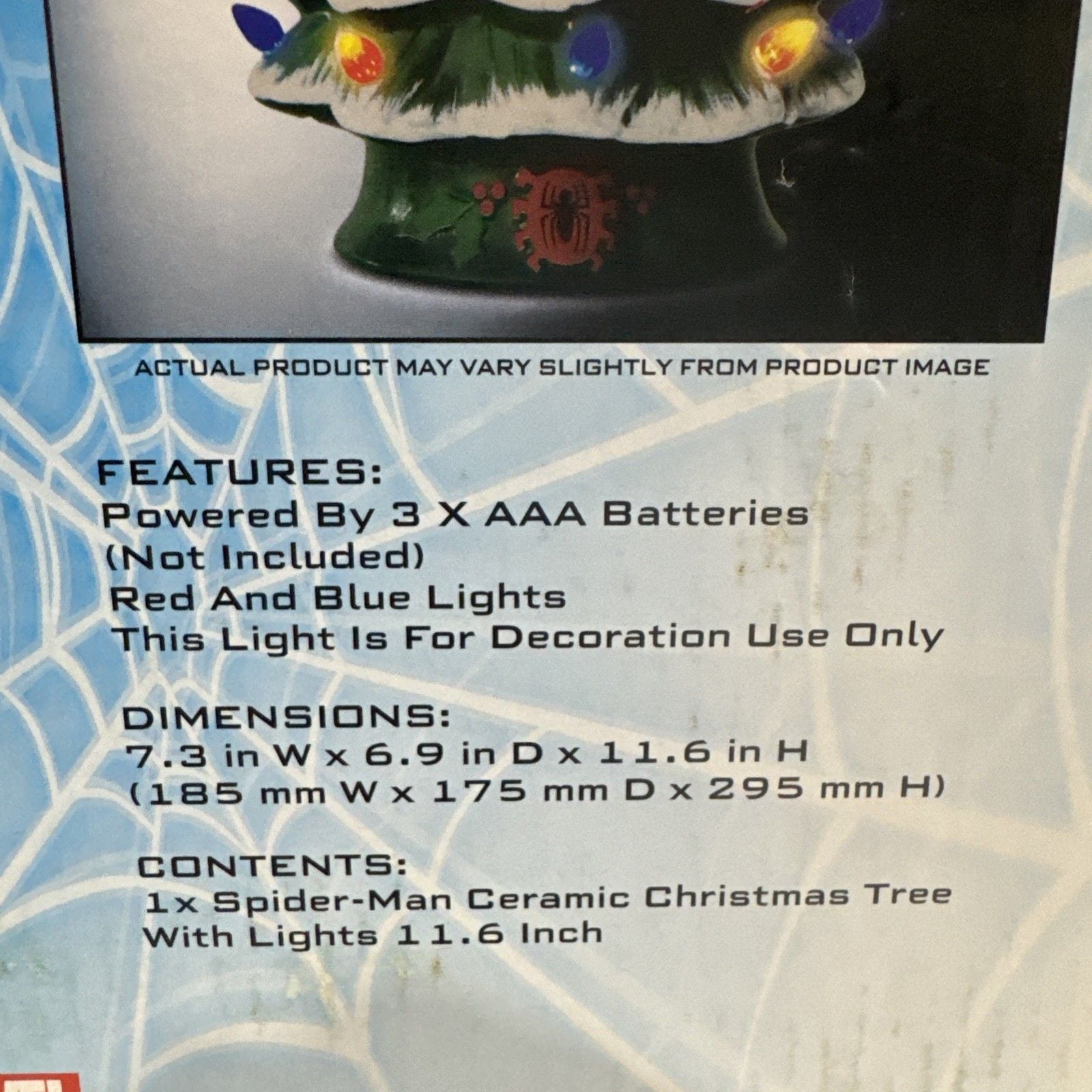 Spiderman Light Up Ceramic Holiday Christmas Tree Tiktok Miles Morales Limited 7