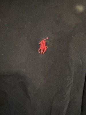 Polo Ralph Lauren Men's Black Red Pony Logo Crew Neck Short Sleeve T-Shirt 4