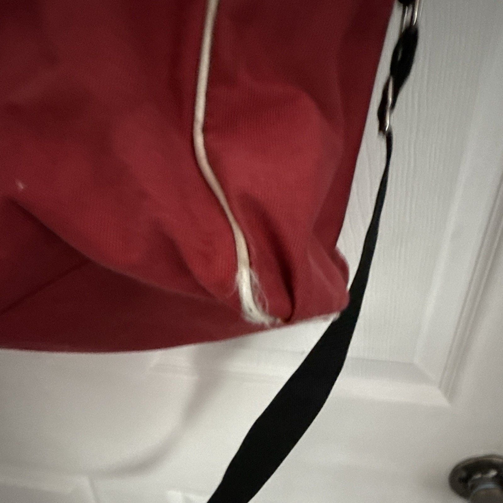 VTG Mickey Unlimited Disney Duffle Bag Red Blue Overnight Travel Tote 1990s 4