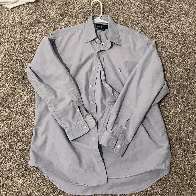 original Polo Ralph Lauren blue button up 2