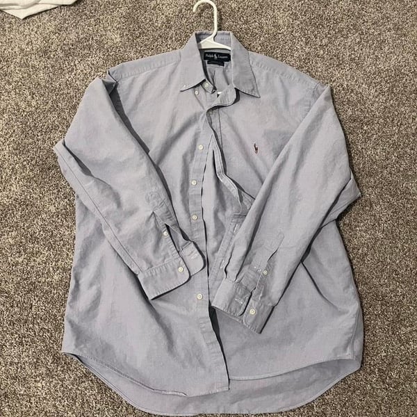original Polo Ralph Lauren blue button up