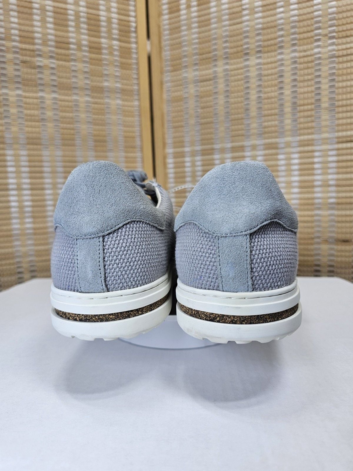 Birkenstock Bend Low Gray Knit Suede Sneakers Men's Size 12 EU 45 5