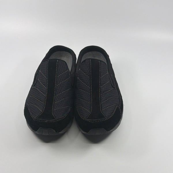Easy spirit women’s Black Mesh Textile Slip-On Casual Shoes US 6.5