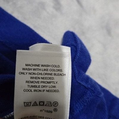 POLO Ralph Lauren Polo Bear Logo Men's Royal Blue Preppy Classic Fit Polo Size L 9