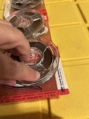 Audio Magnetics Tape Standard All Purpose 150 FT. 1 1'2 mil 3" Reels 3 Boxes 7