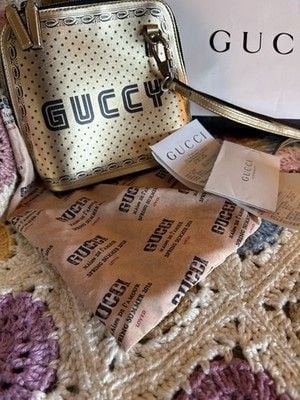 Authentic Gucci X sega gold crossbody! 5