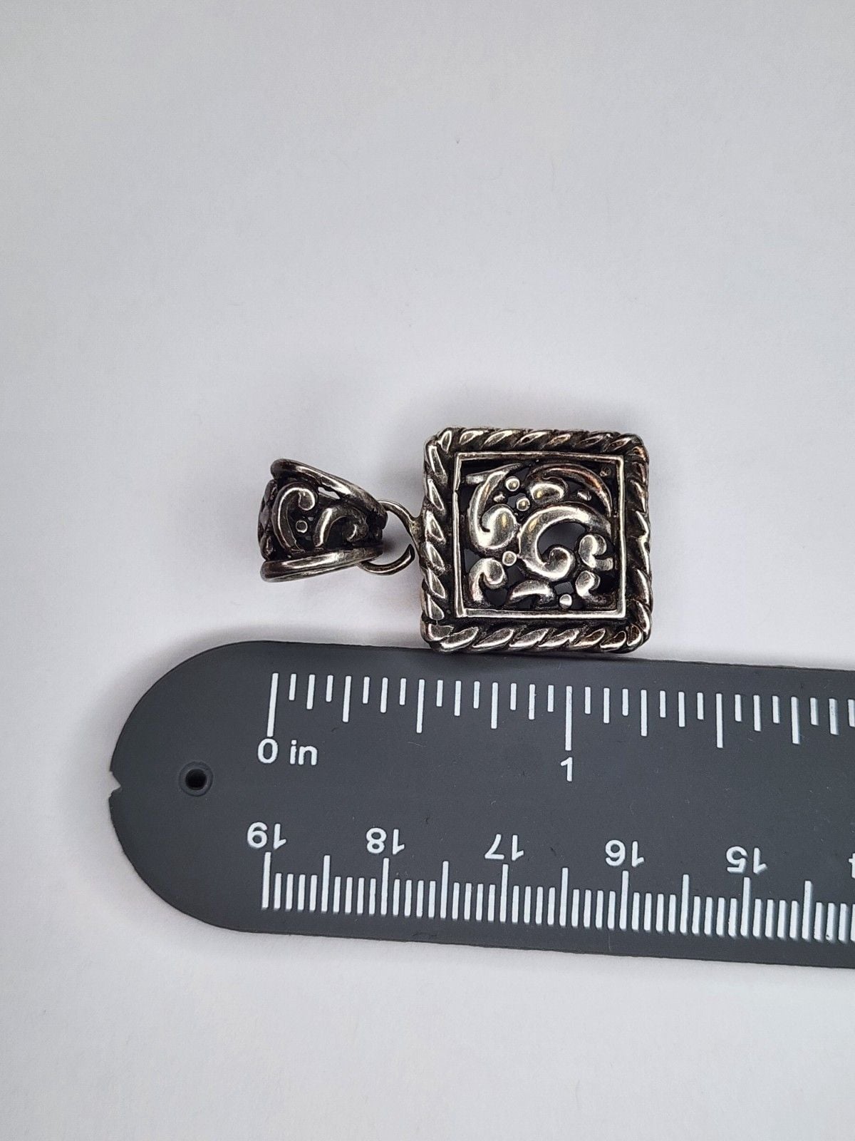 Sterling Silver Filigree Pendant 4
