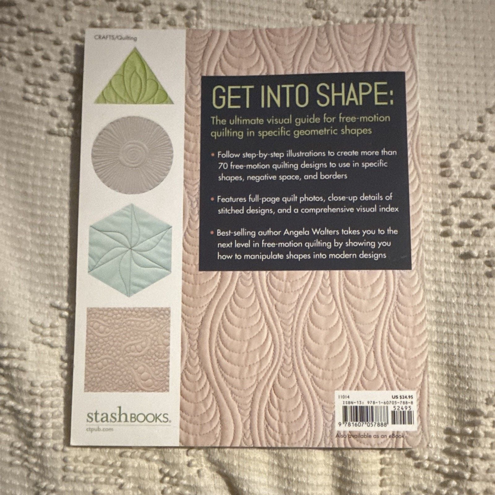 Angela Walters Shape by Shape Free-Motion Quilting 70+ Designs PB 2014 C&T 2