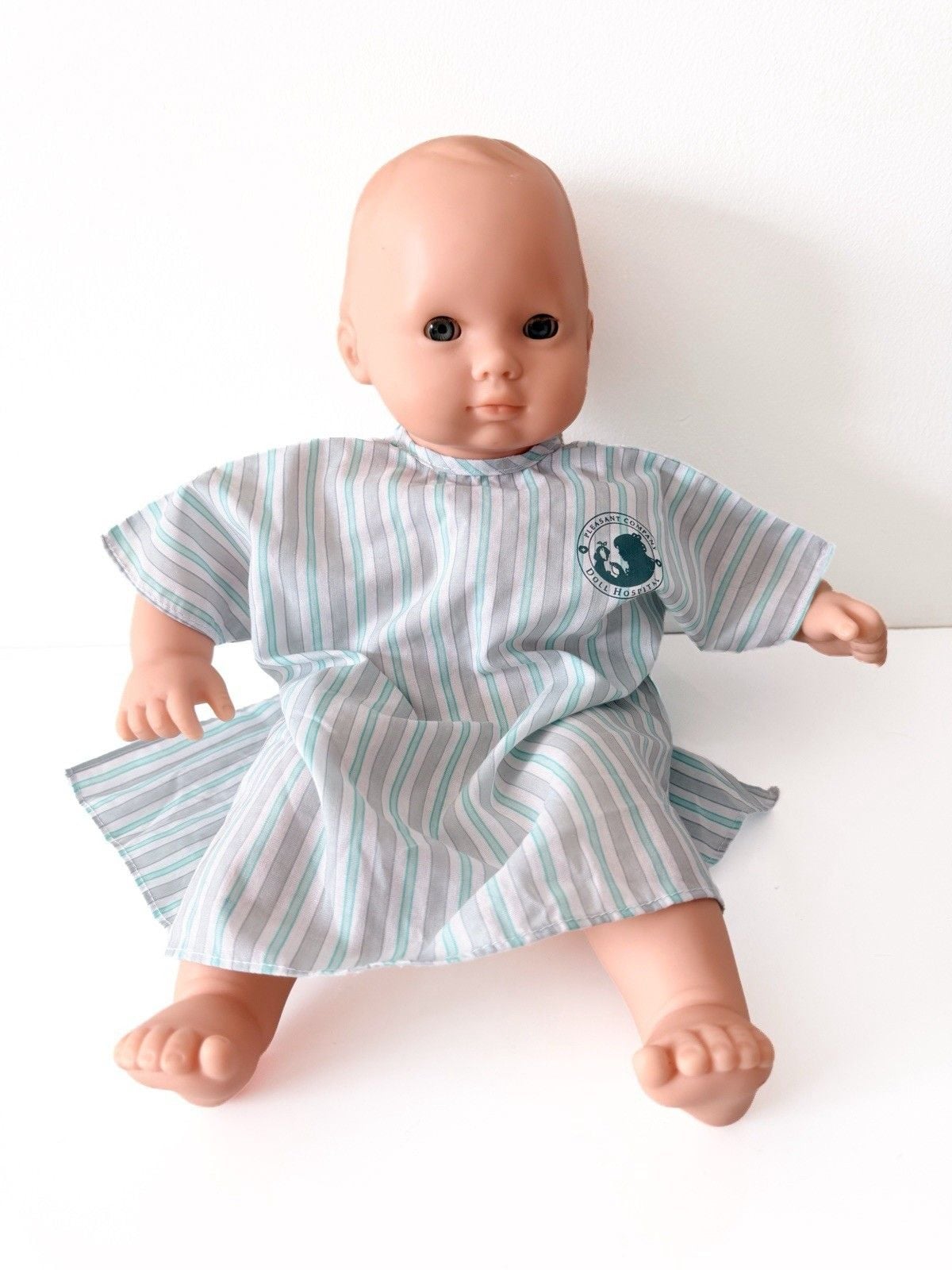 American Girl Doll Pleasant Co Bitty Baby 15" Blonde Hair Blue Eyes Soft Body 11