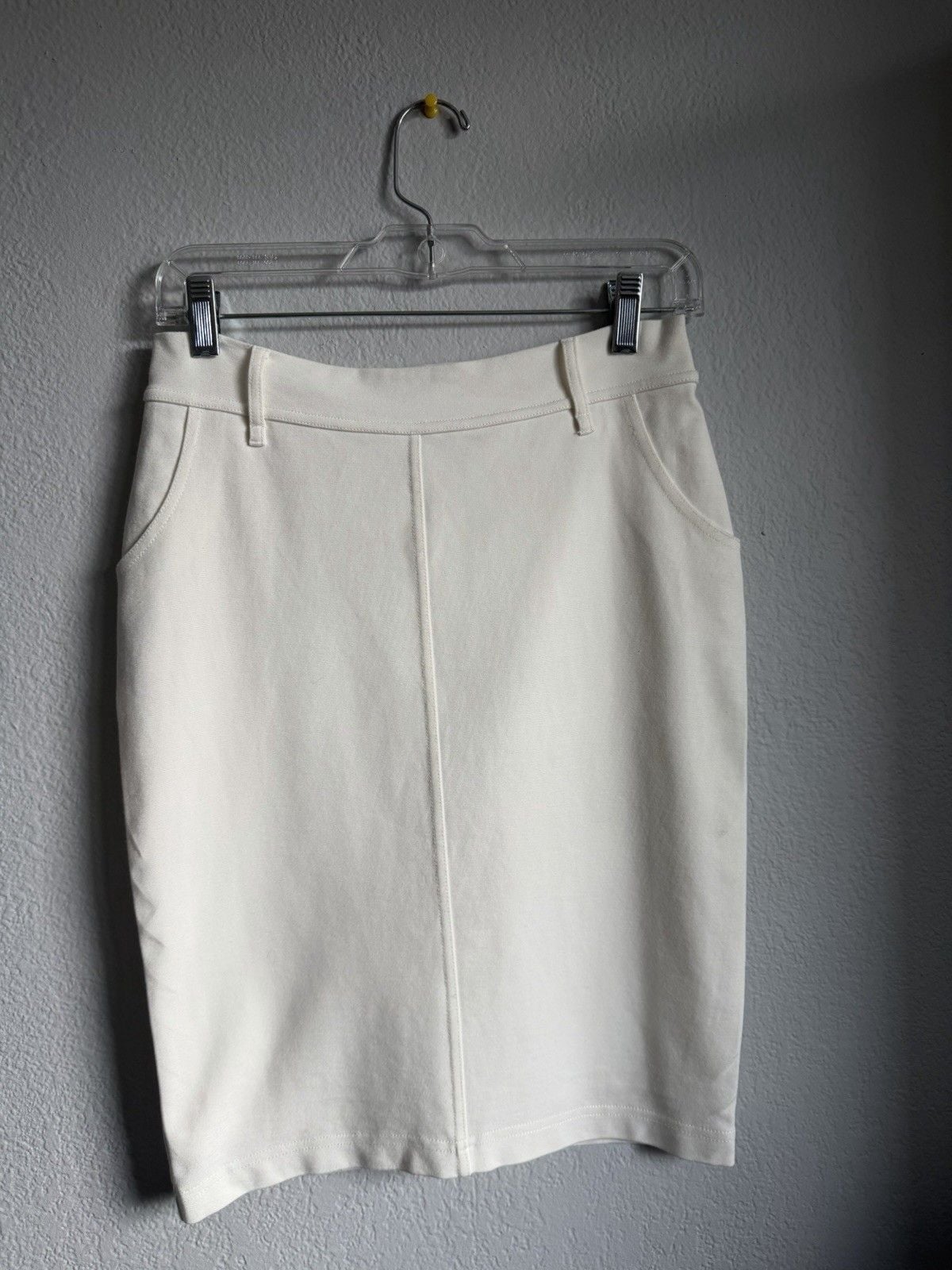PLEIN SUD JEANIUS White/Black Piped Zip Jacket & Skirt 2pc Set US 4 6