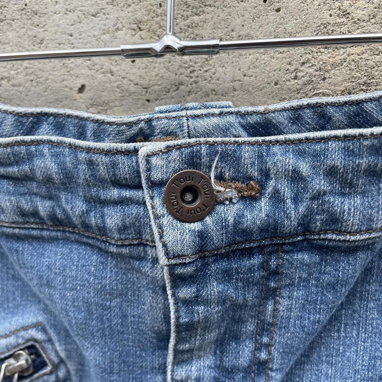 2000s denim mini skirt 7