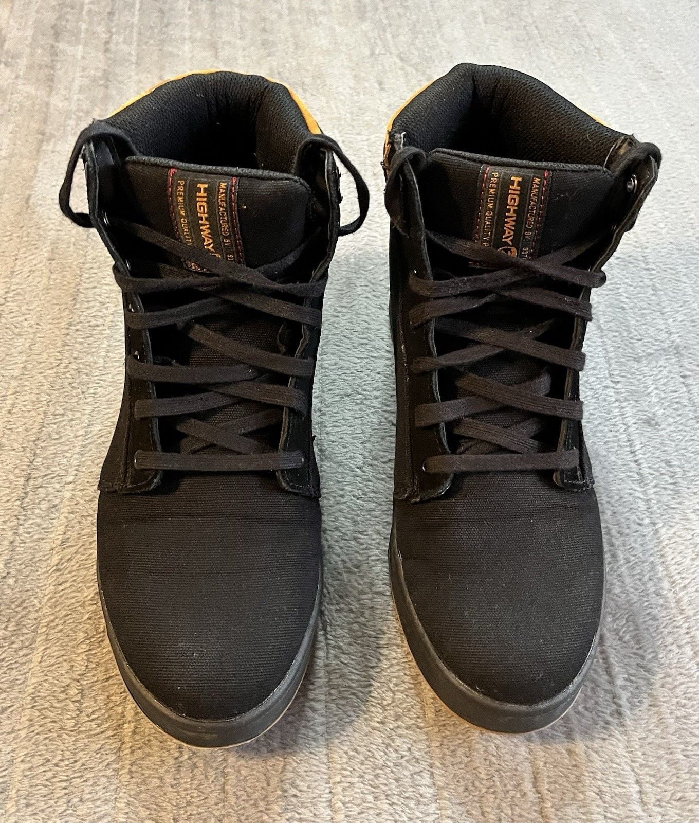 New Highway 21 Casual Riding Motorcycle Shoes Men's 9 Black Brown 2