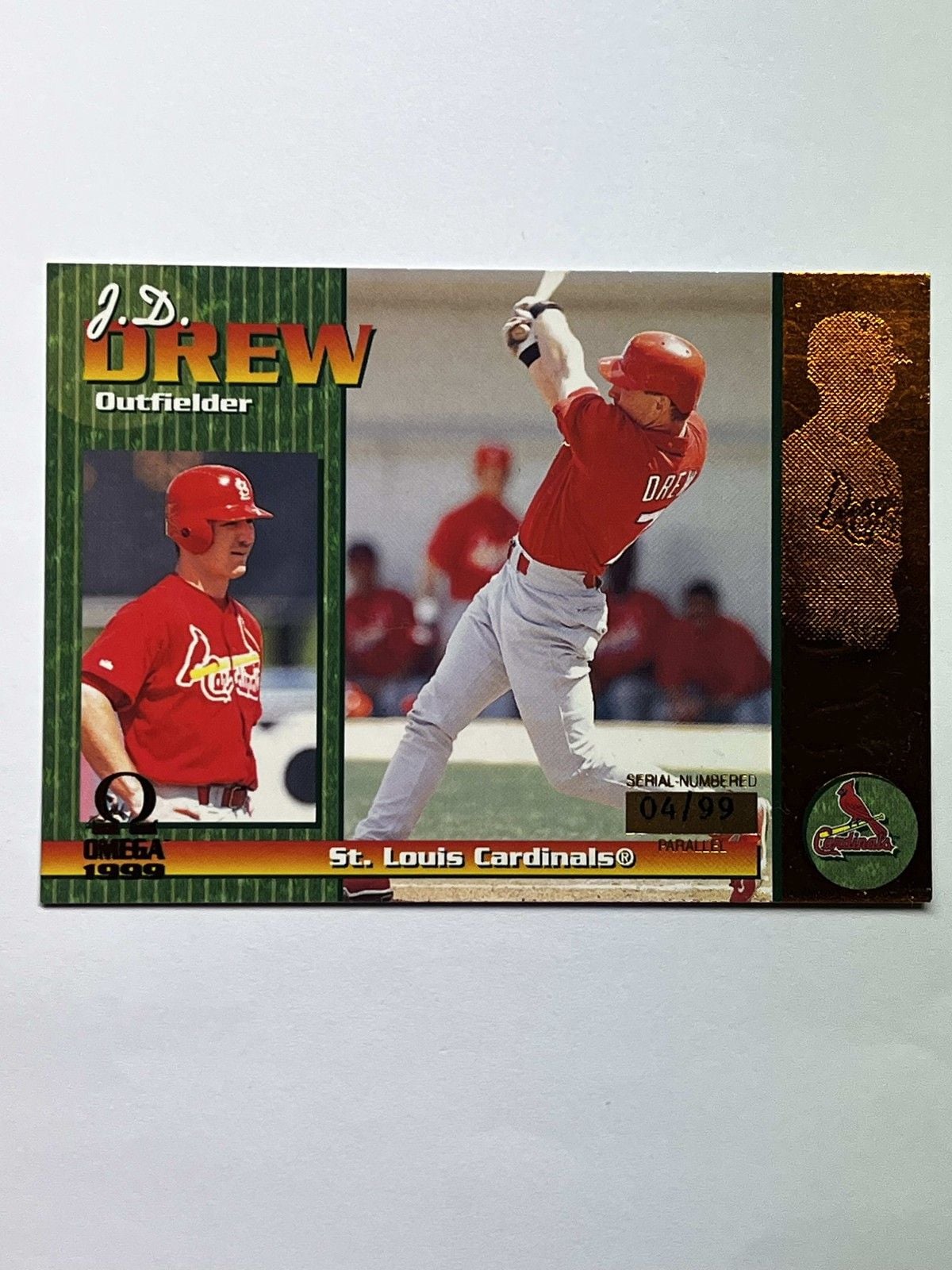 1999 Pacific Omega Gold #194 J.D. Drew/299 St. Louis Cardinals 1