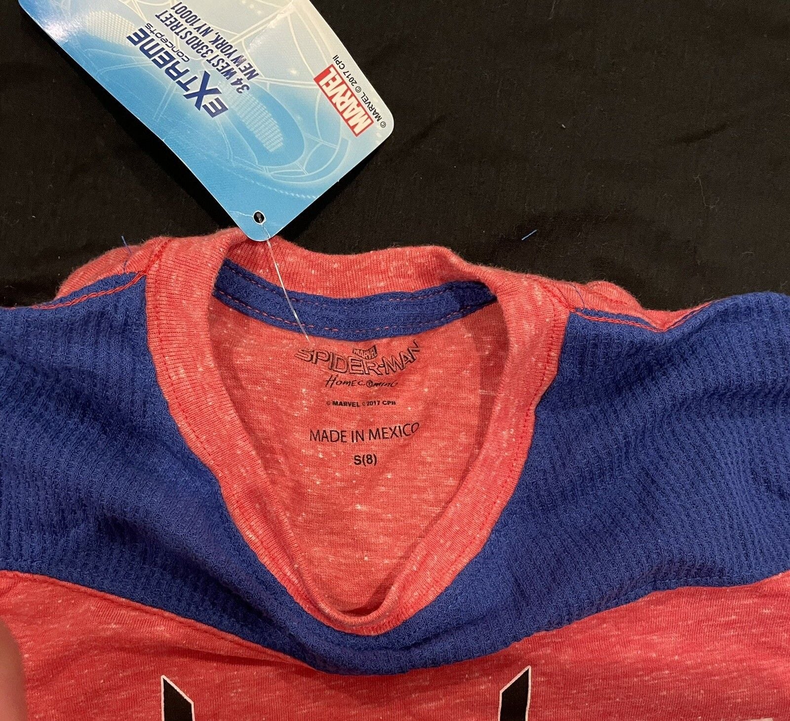 Boys marvel Spiderman full sleeves shirt size 8 5