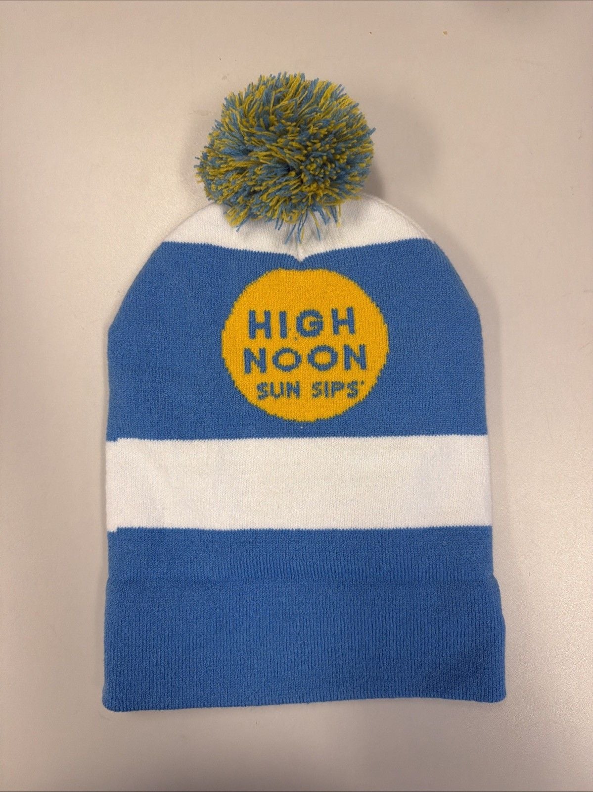 High Noon Sunsips Seltzer Vodka Beanie Hat & Decals New Without Tags 3