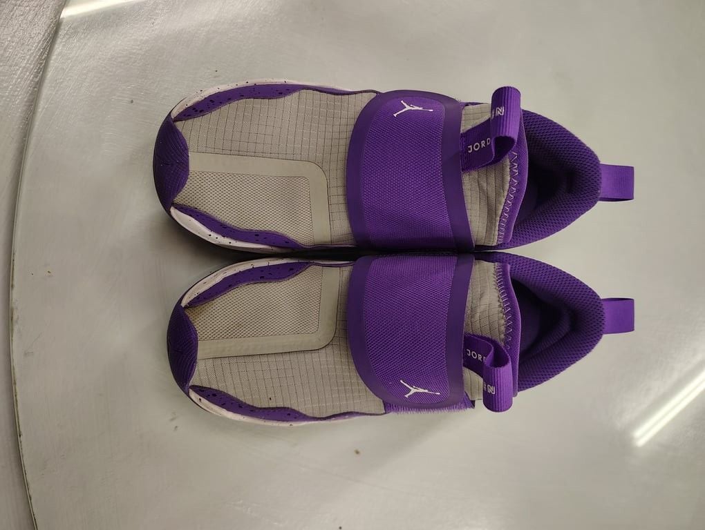 Purple and Gray Slip-On Sneakers 3
