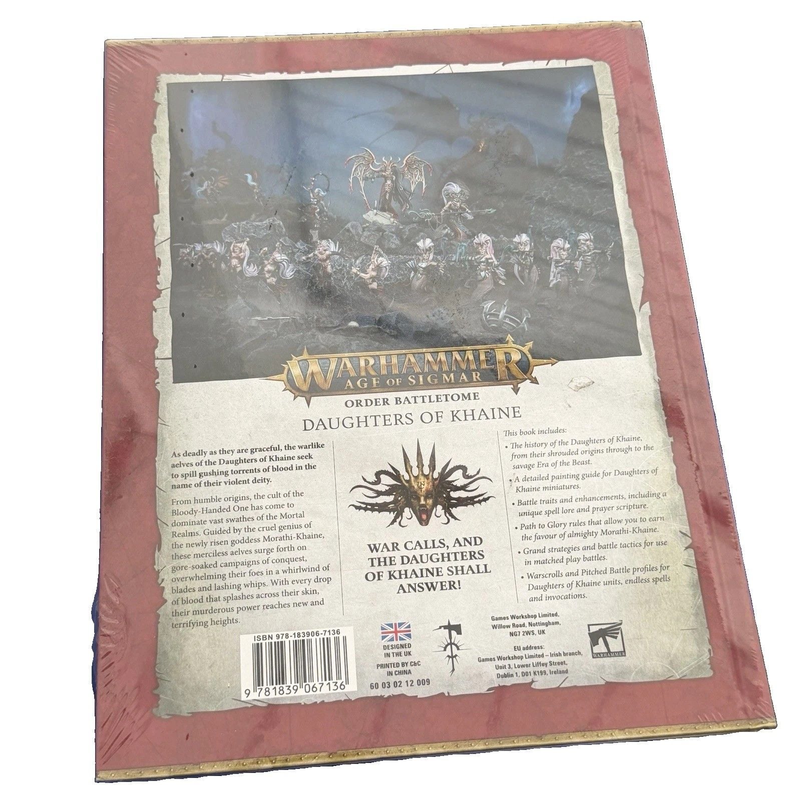 Games Workshop Warhammer AOS Daughter Of Khaine Battletome Army Book New 2