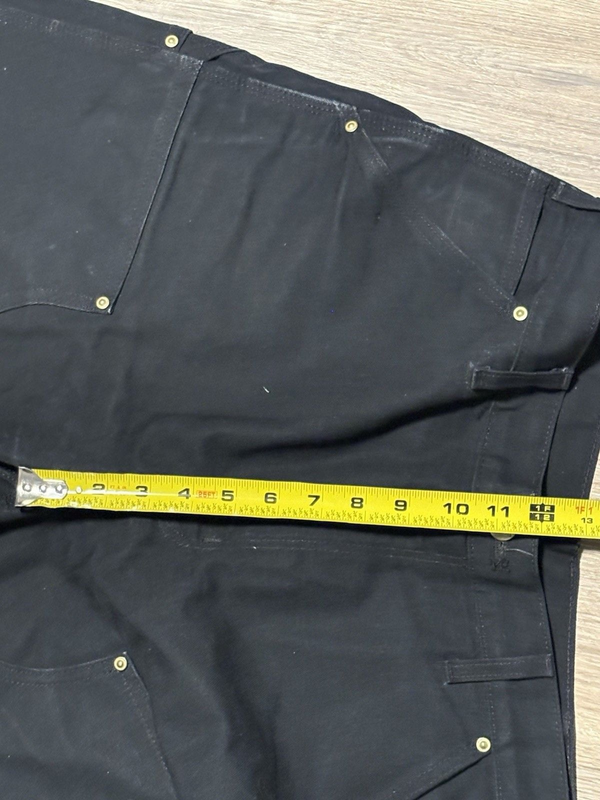 Carhartt Double Knee Black Jeans Made In USA Men’s 33x30 Rare Streetwear B01 BLK 8