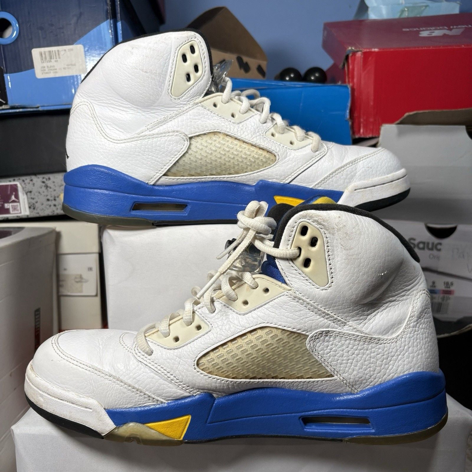 Size 9.5 - Air Jordan 5 Retro 2013 Laney 3