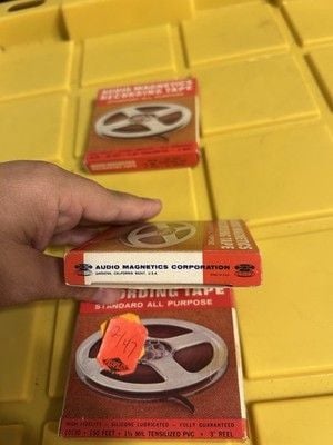Audio Magnetics Tape Standard All Purpose 150 FT. 1 1'2 mil 3" Reels 3 Boxes 3