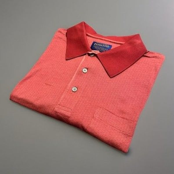Pendleton 100% Cotton Men's Casual Polo Shirt Size Large Summer Date Night