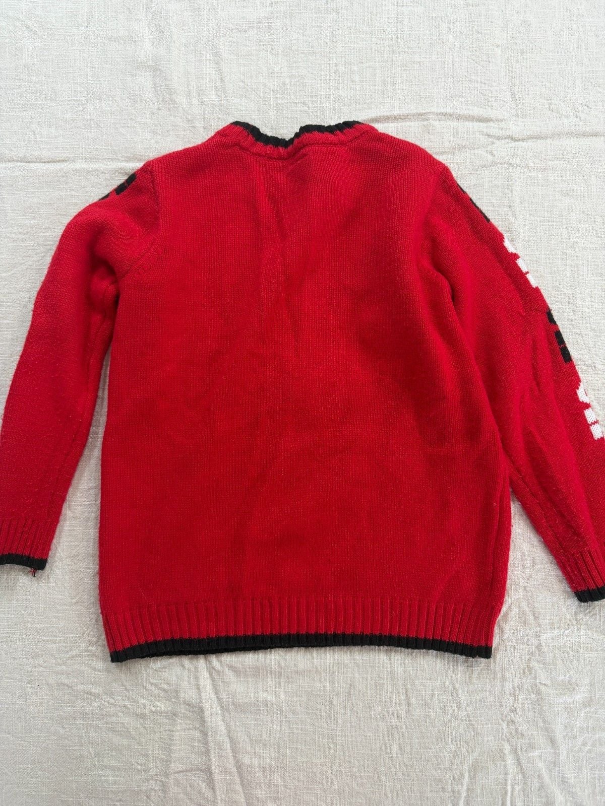 Holiday Time Santa Christmas Santa Sweater in size M (8) 3