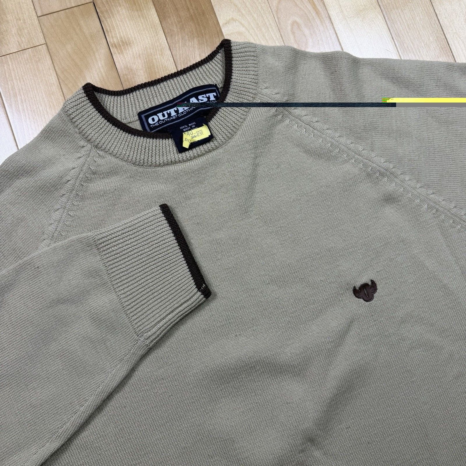 Vintage Outkast Clothing Co Sweater Mens XL 100% Wool Y2K Hip Hop Rap Andre 3000 11