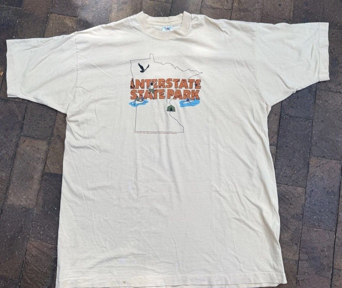 Vintage Single Stitch 1993 Minnesota Interstate State Park XXL Men’s Fruit Loom 2