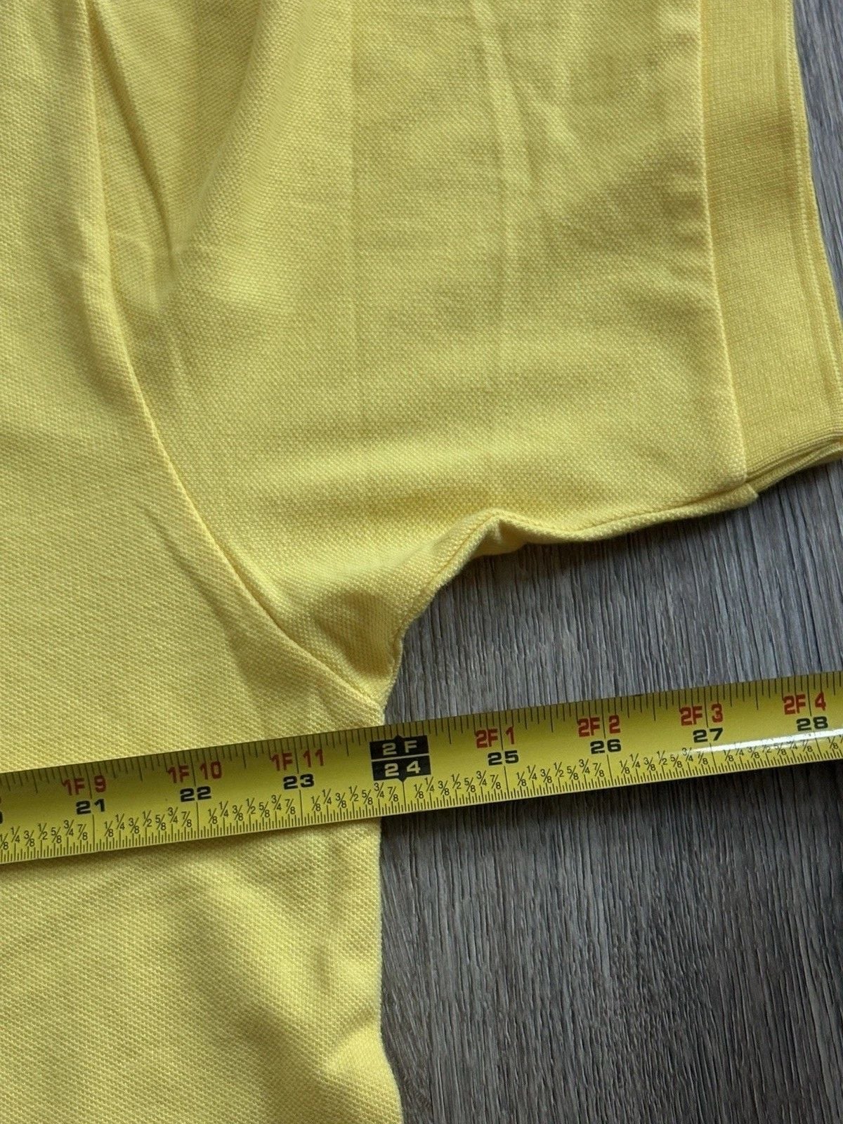 NWT POLO RALPH LAUREN SHIRT YELLOW GOLD MESH PIQUE NAVY PONY MEN’S SIZE XXL 8