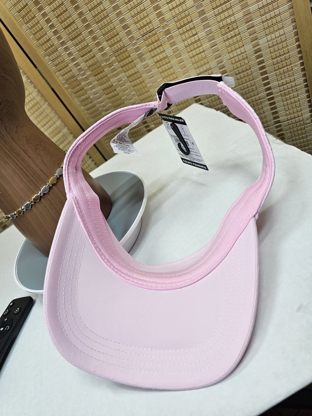 Champion Women's Pink Visor Hat Adjustable One Size Polyester 7