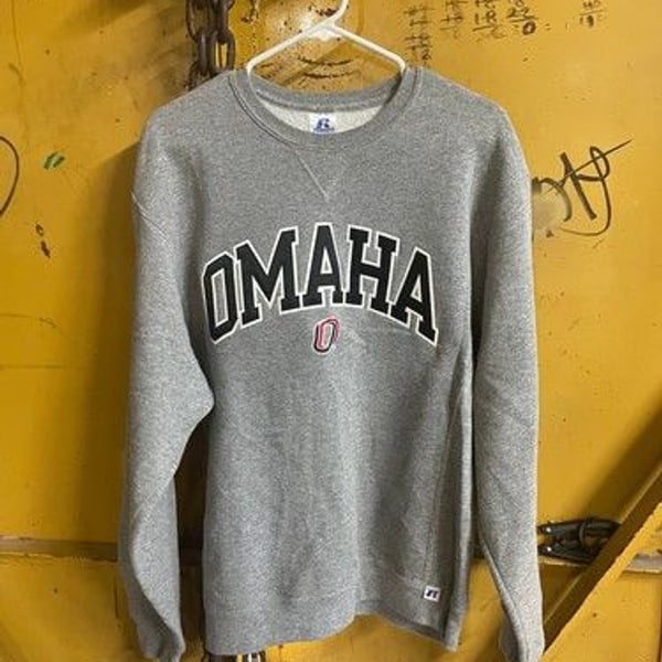 Omaha Grey Crewneck Sweatshirt