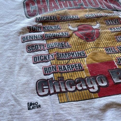 Vintage Chicago Bulls 6-Time NBA Champions T-Shirt 6
