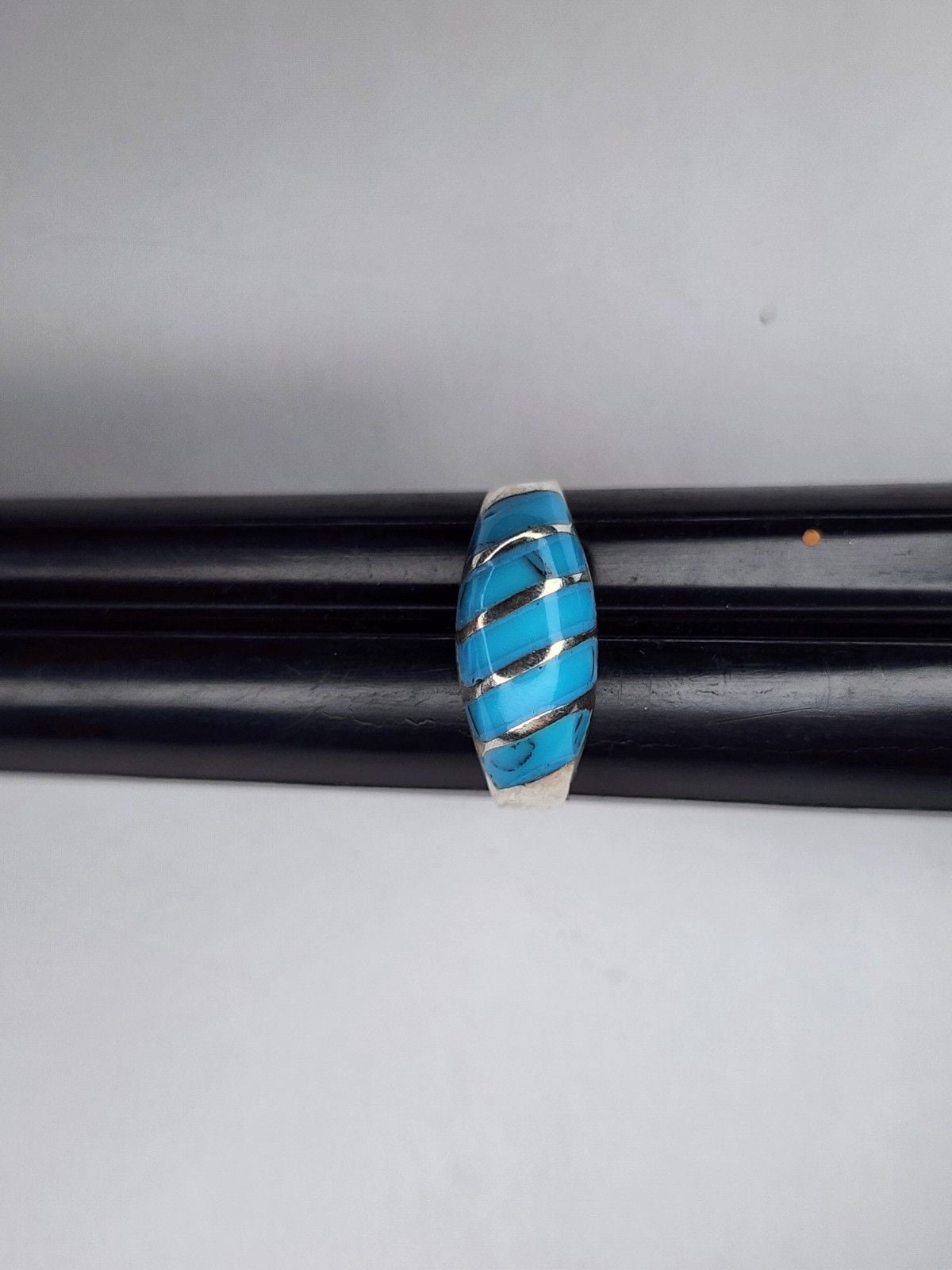 Sterling Silver Turquoise Ring Size 5.5 6