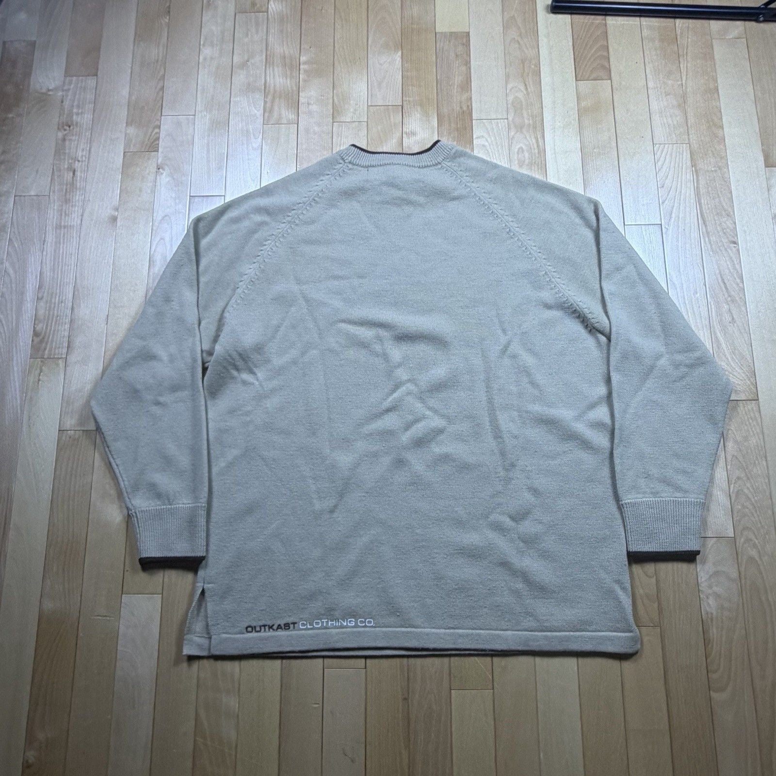 Vintage Outkast Clothing Co Sweater Mens XL 100% Wool Y2K Hip Hop Rap Andre 3000 12