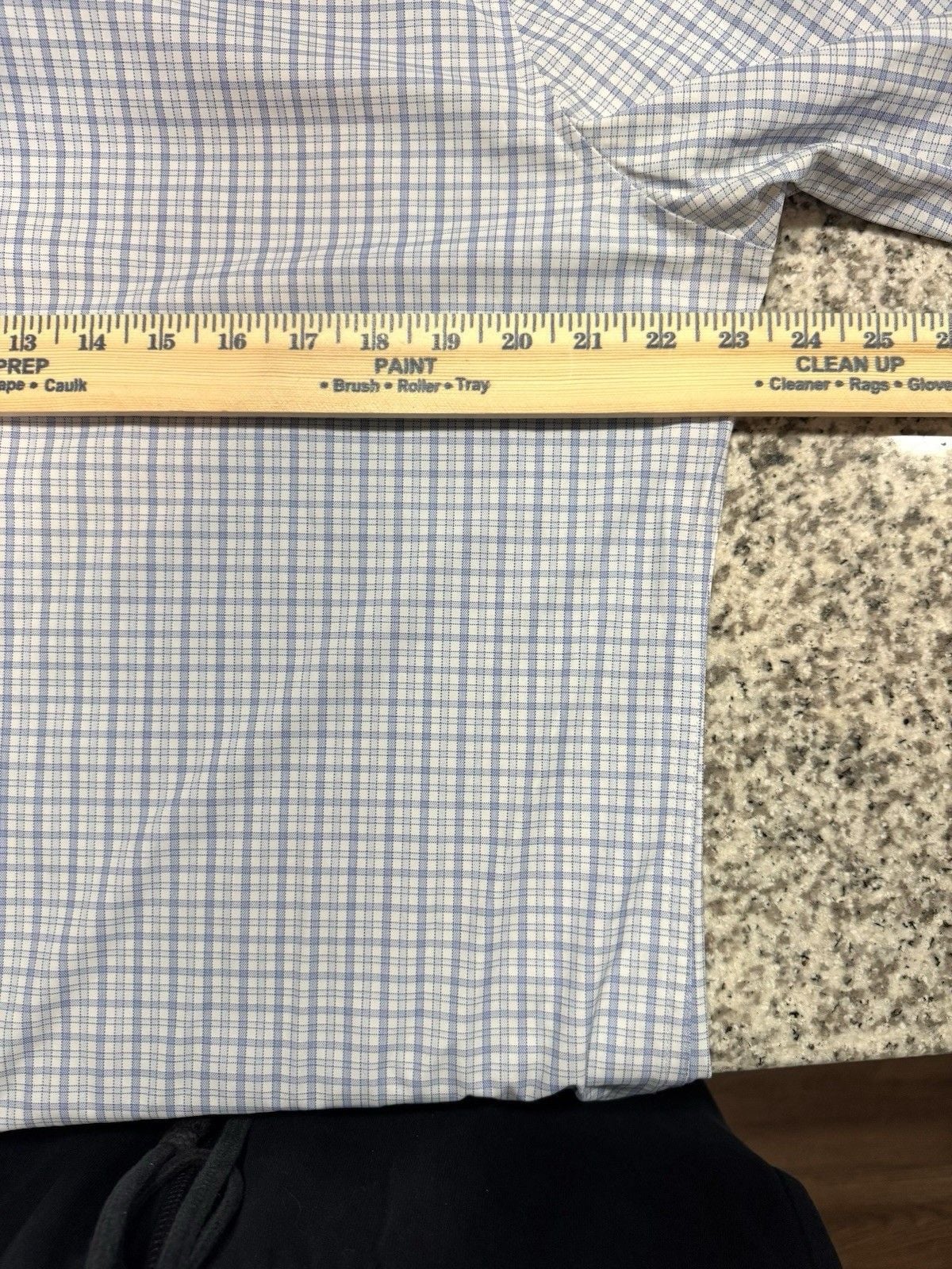 Chatham Road Shirt Mens Large Blue Plaid Stretch Performance Button Up Casual 6