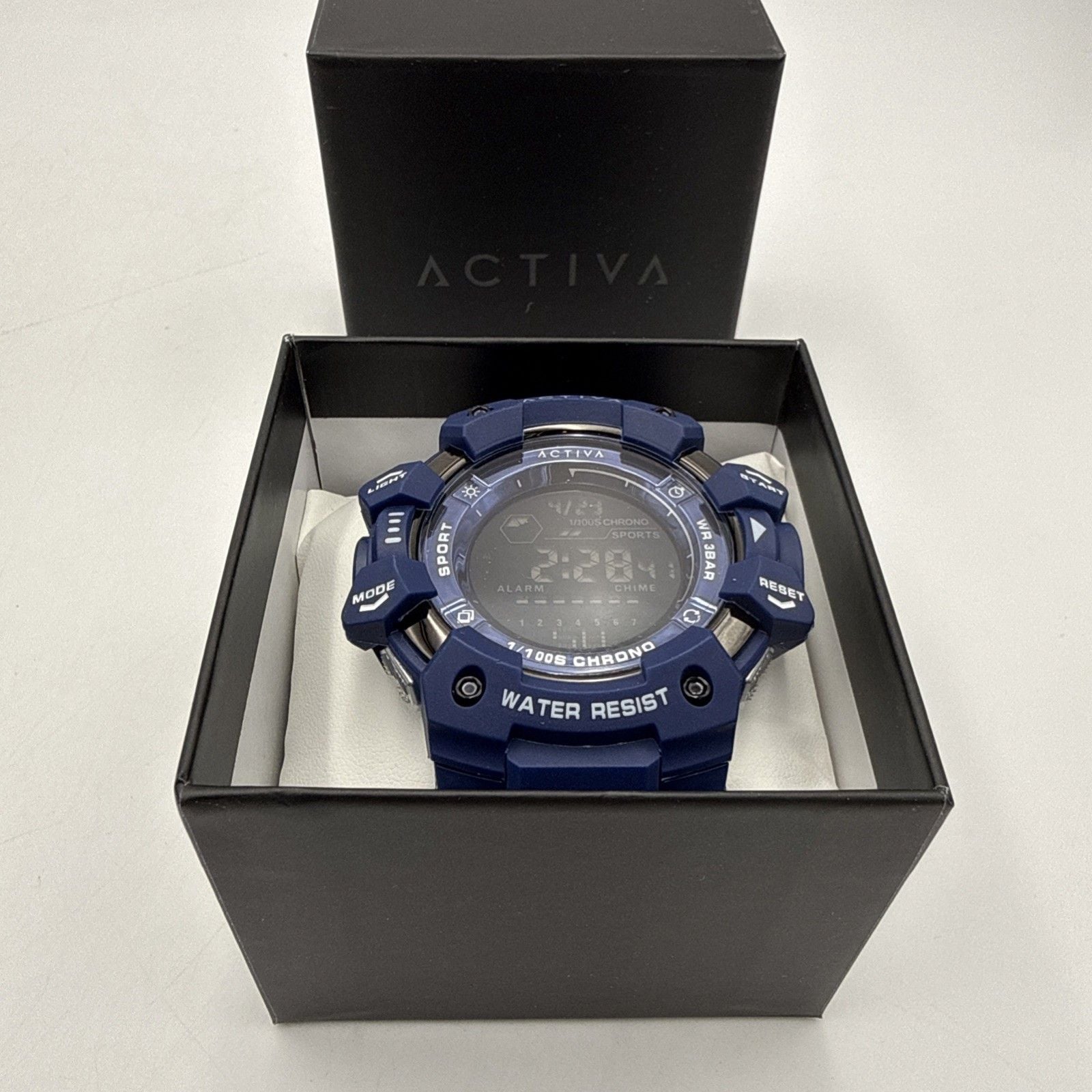Activa x Invicta ACW8050-001 Digital Watch Blue 50mm New in Box 15