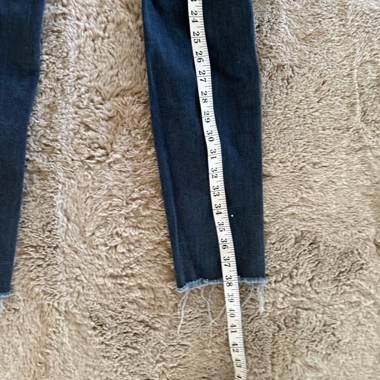 Rag & Bone High Rise Ankle Skinny Jeans - Distressed Woman Size 27 School 5