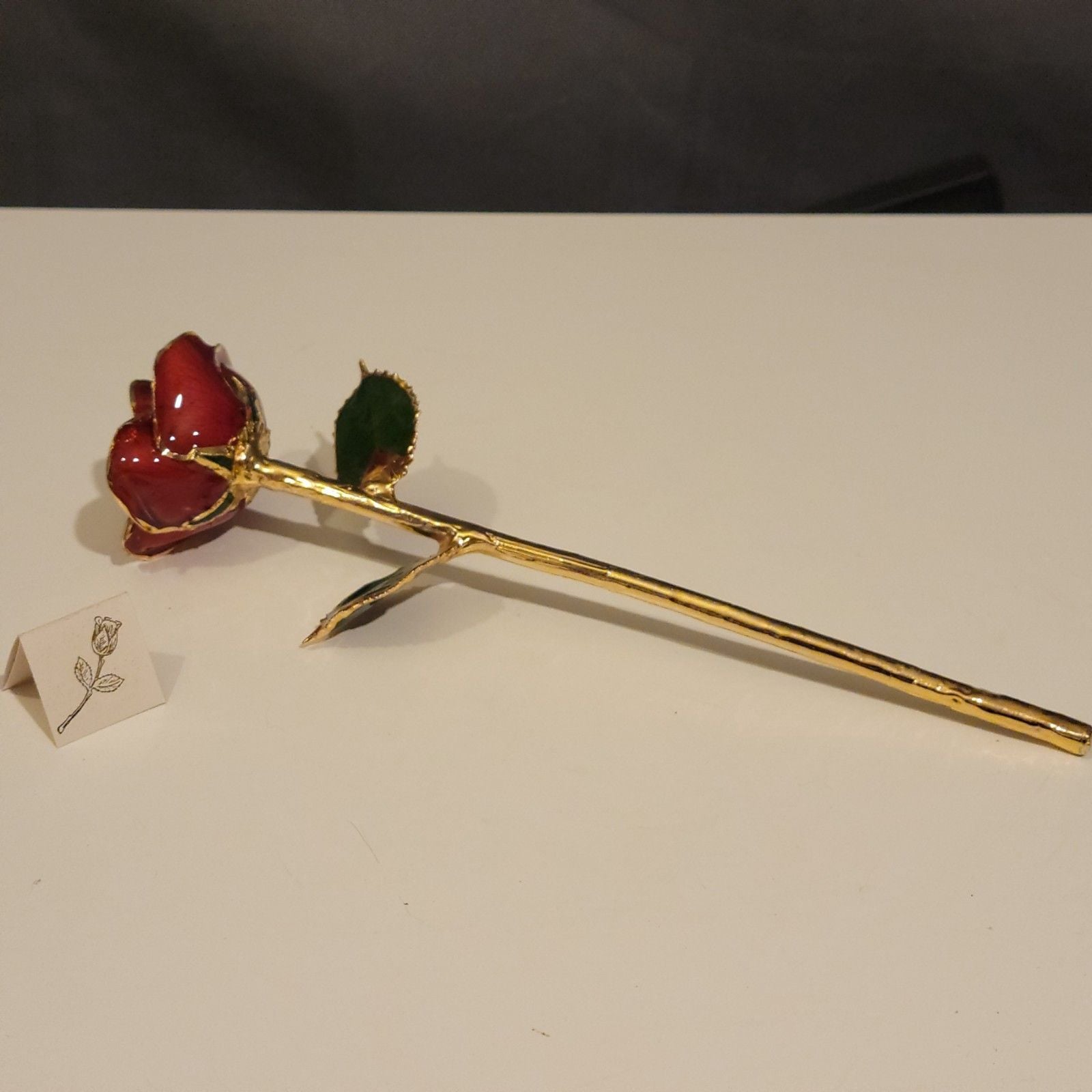 Giovanni 24k Gold Dipped Roses Real Rose Last Forever 11 Inches 3