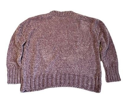 Cynthia Rowley Women's Sweater Lavender Crew Long Sleeve 4