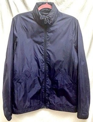 PS Paul Smith Packaway Jacket Mens Small Navy Folds Into Pocket Travel Tote 5