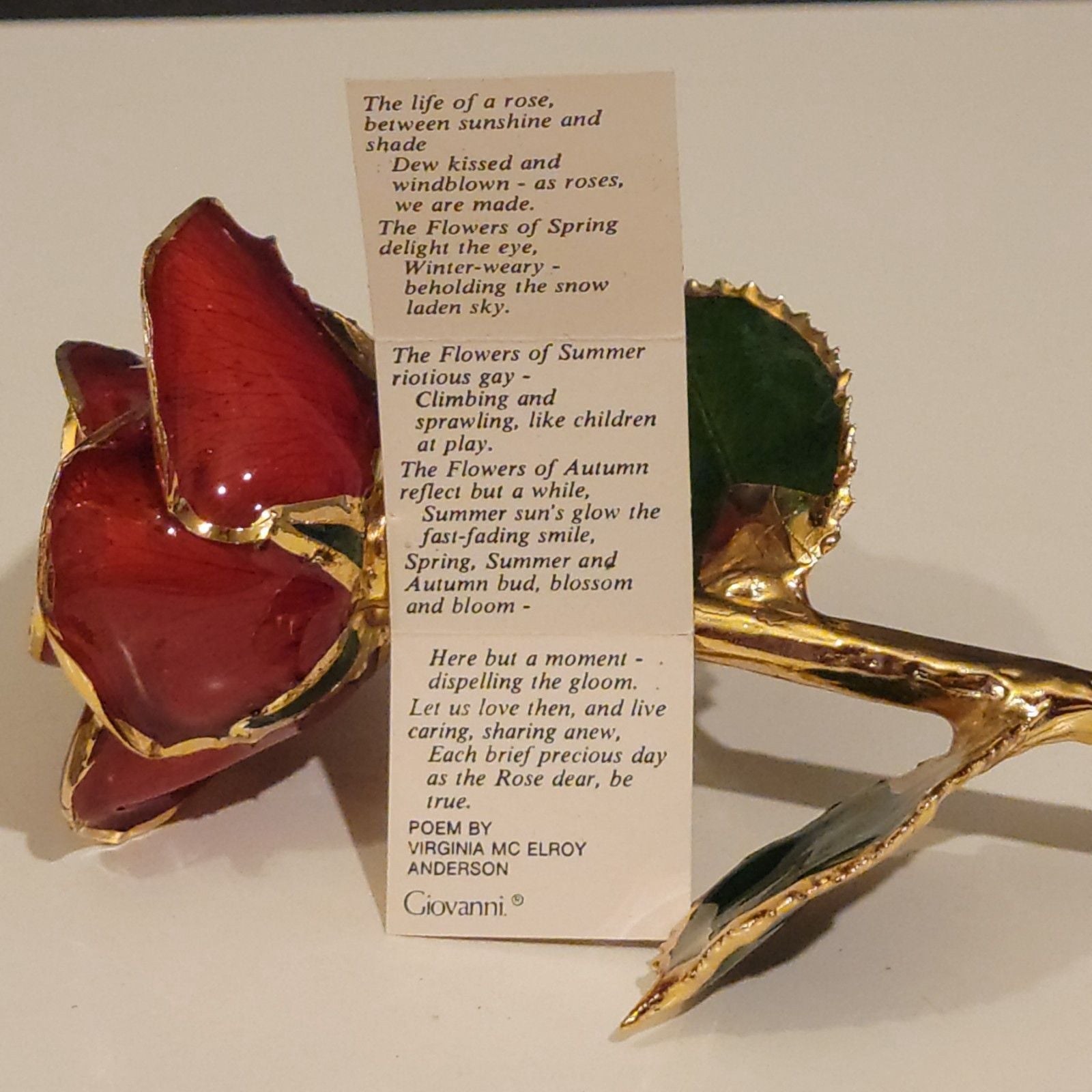 Giovanni 24k Gold Dipped Roses Real Rose Last Forever 11 Inches 2