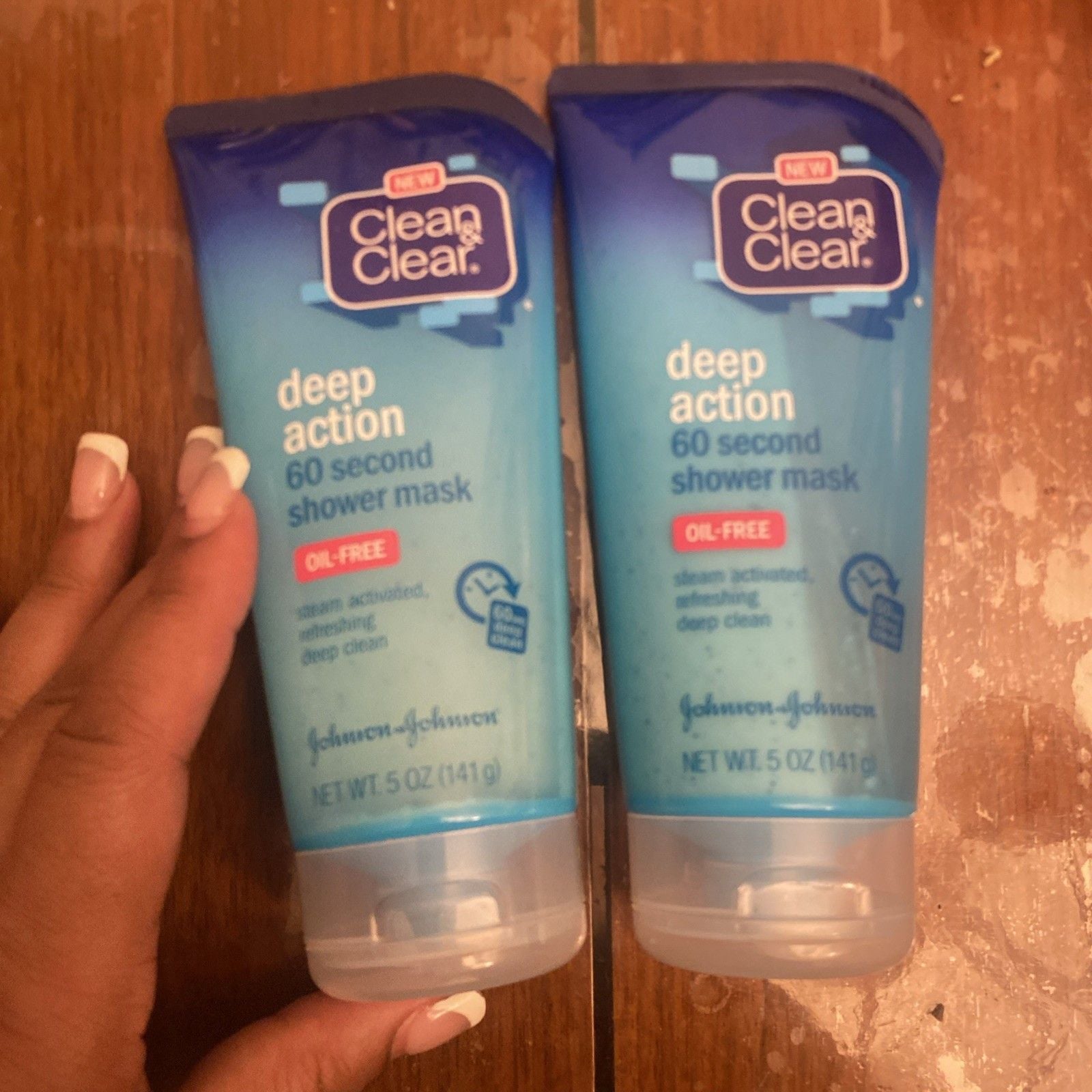 2 Clean Clear Deep Action Exfoliating Scrub Oil Free 5 oz each Old Formula 1